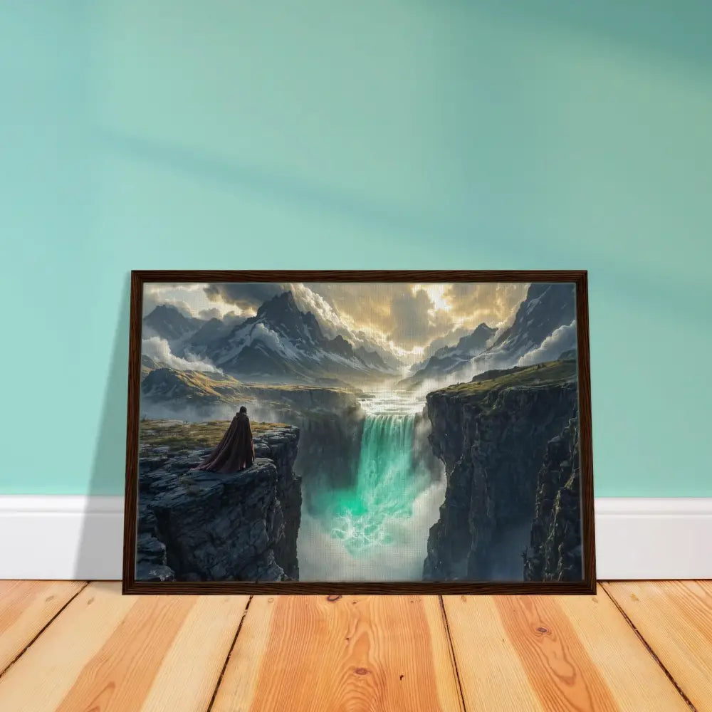 Framed landscape painting of Grand Canyon in PixiOnyx Grand Canyonlight Edition Canvas