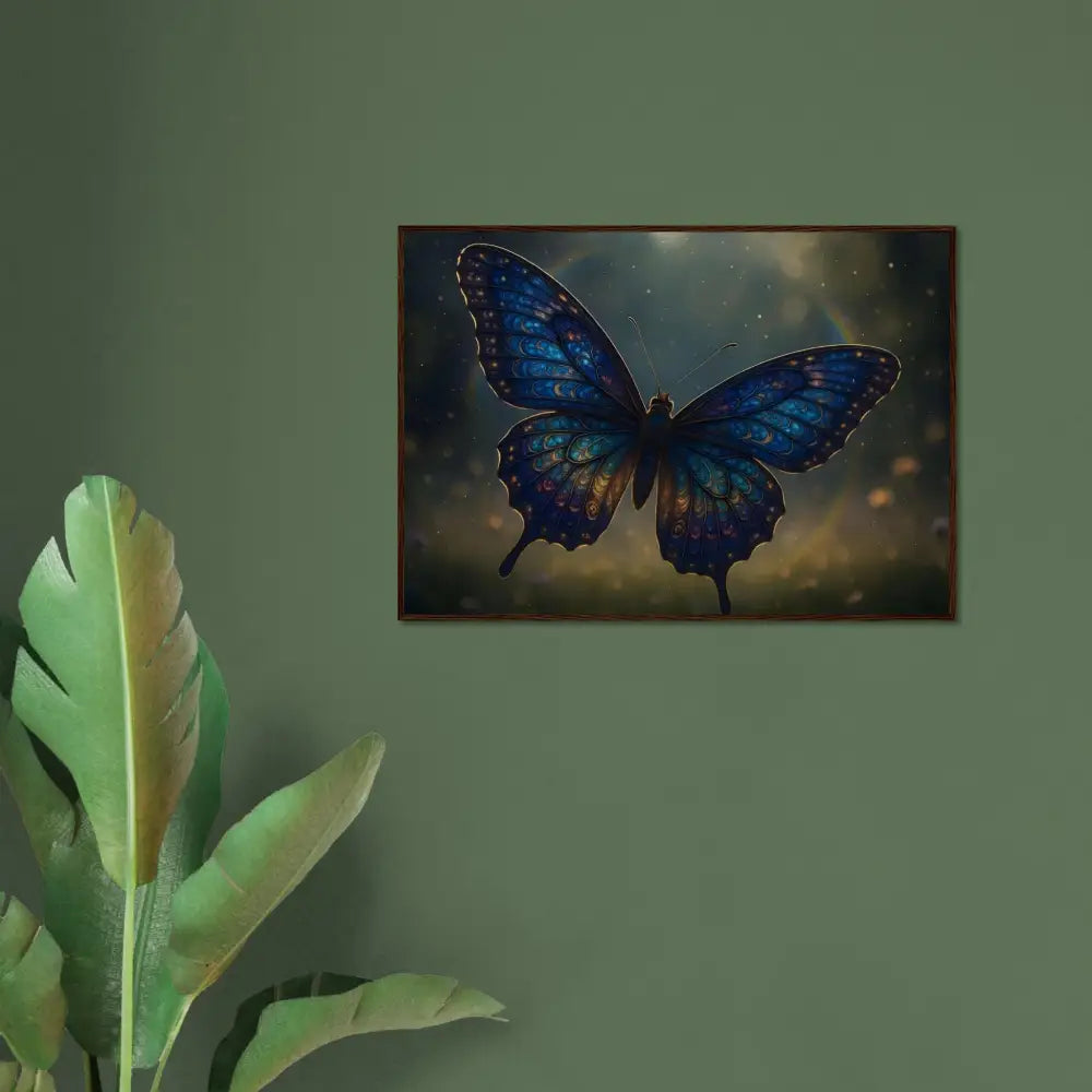 Framed Butterfly Artwork from PixiOnyx Luminara Ascend poster displaying Winged Elegance of Nature