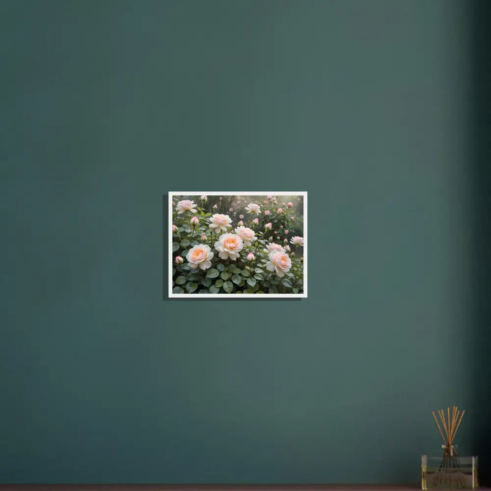 Framed Rose Garden Print from PixiOnyx Botanical Dreamscape poster collection