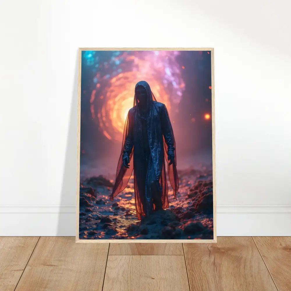 Framed Shadowwalker Fantasy Art Print Through the Rift PixiOnyx Matte Wall Decor