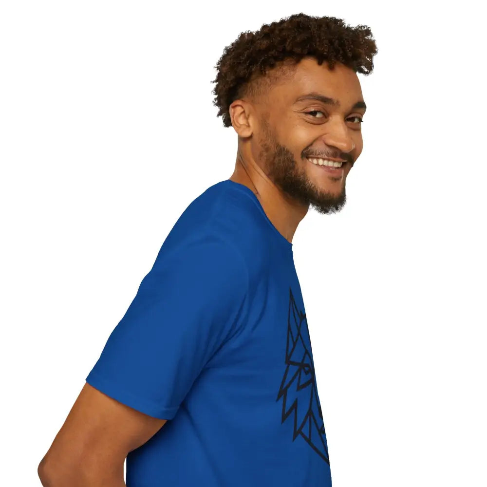 Geometric Wolf T Shirt | Unisex Softstyle Tee Lover Gift Nature Apparel Animal Fashion Unique Graphic