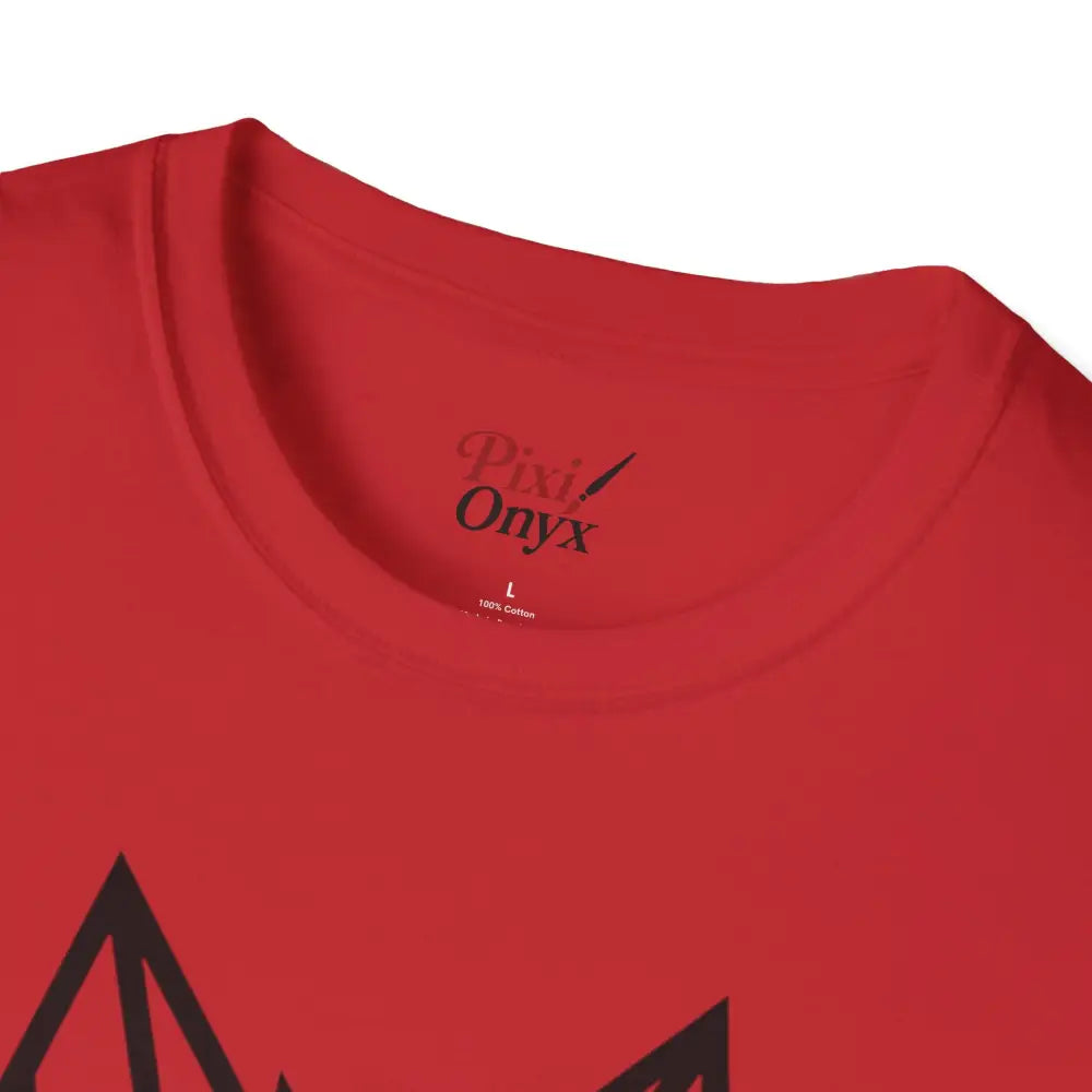 Geometric Wolf T Shirt | Unisex Softstyle Tee Lover Gift Nature Apparel Animal Fashion Unique Graphic