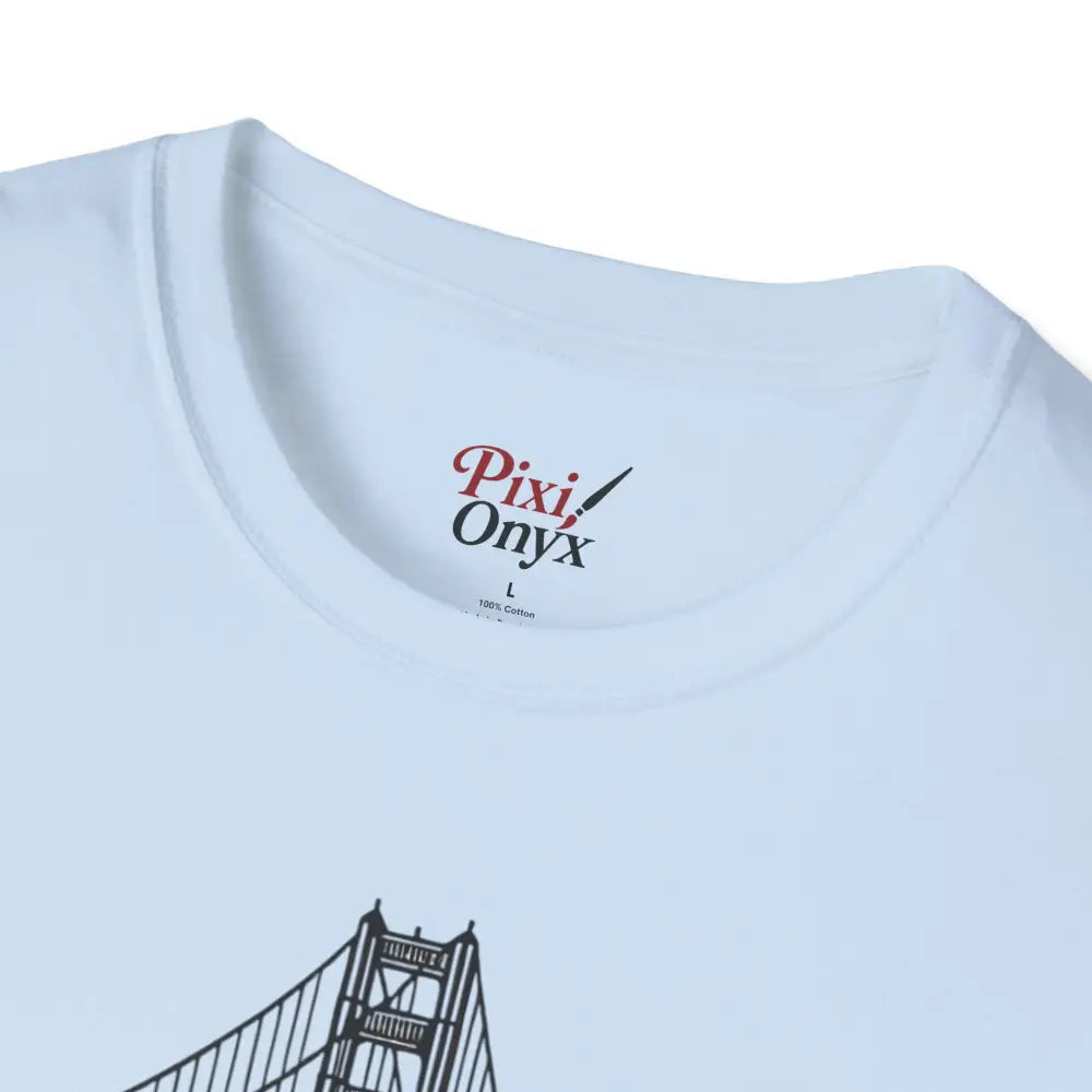 Golden Gate Bridge Unisex Softstyle T Shirt Perfect Gift Casual Wear Travel Souvenir San Francisco Apparel