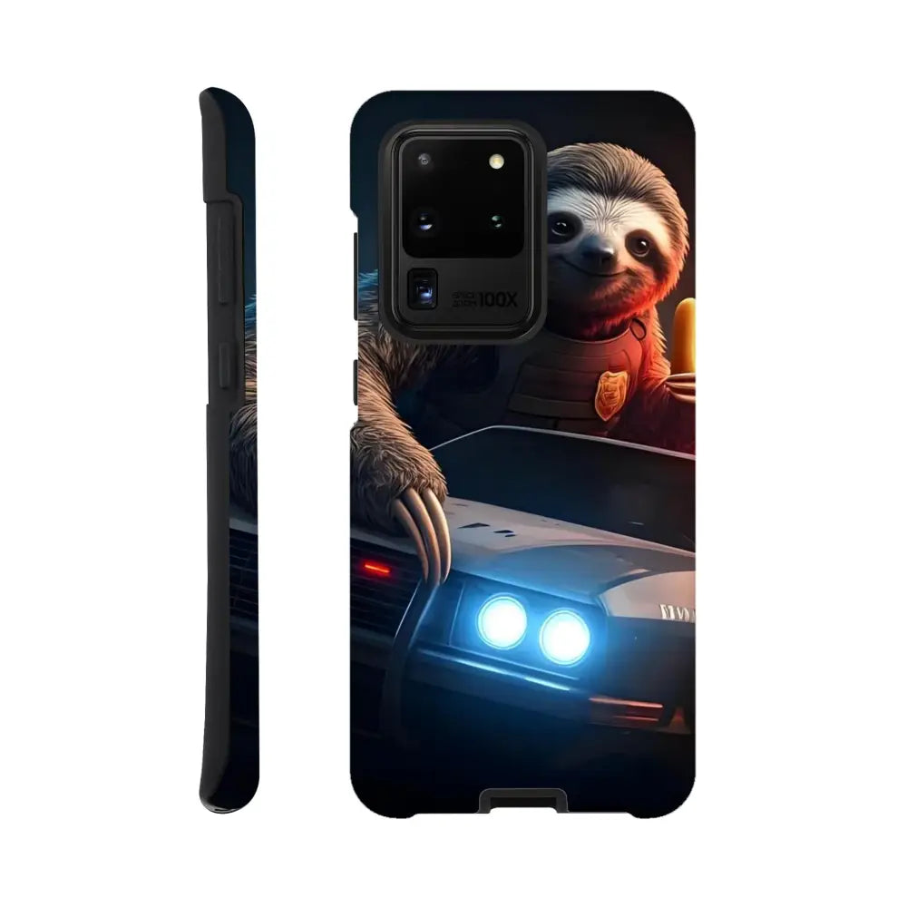Sloth police phone case for Samsung Hotdog Tough Case PixiOnyx Slothcore Defense