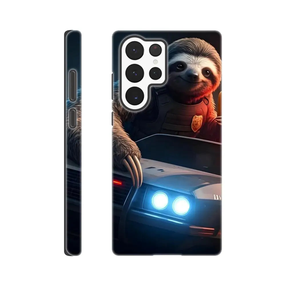 Samsung Tough Case with Sloth Police Officer Design from PixiOnyx Slothcore Defense