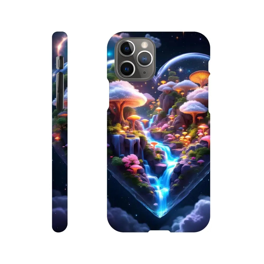 Fantasy landscape phone case for iPhone Slim Case Cosmic Heart PixiOnyx Lightform Edition