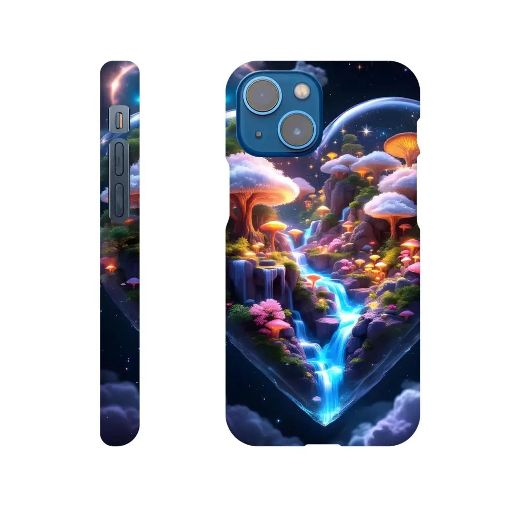 Fantasy landscape phone case for iPhone Slim Case Cosmic Heart PixiOnyx Lightform Edition