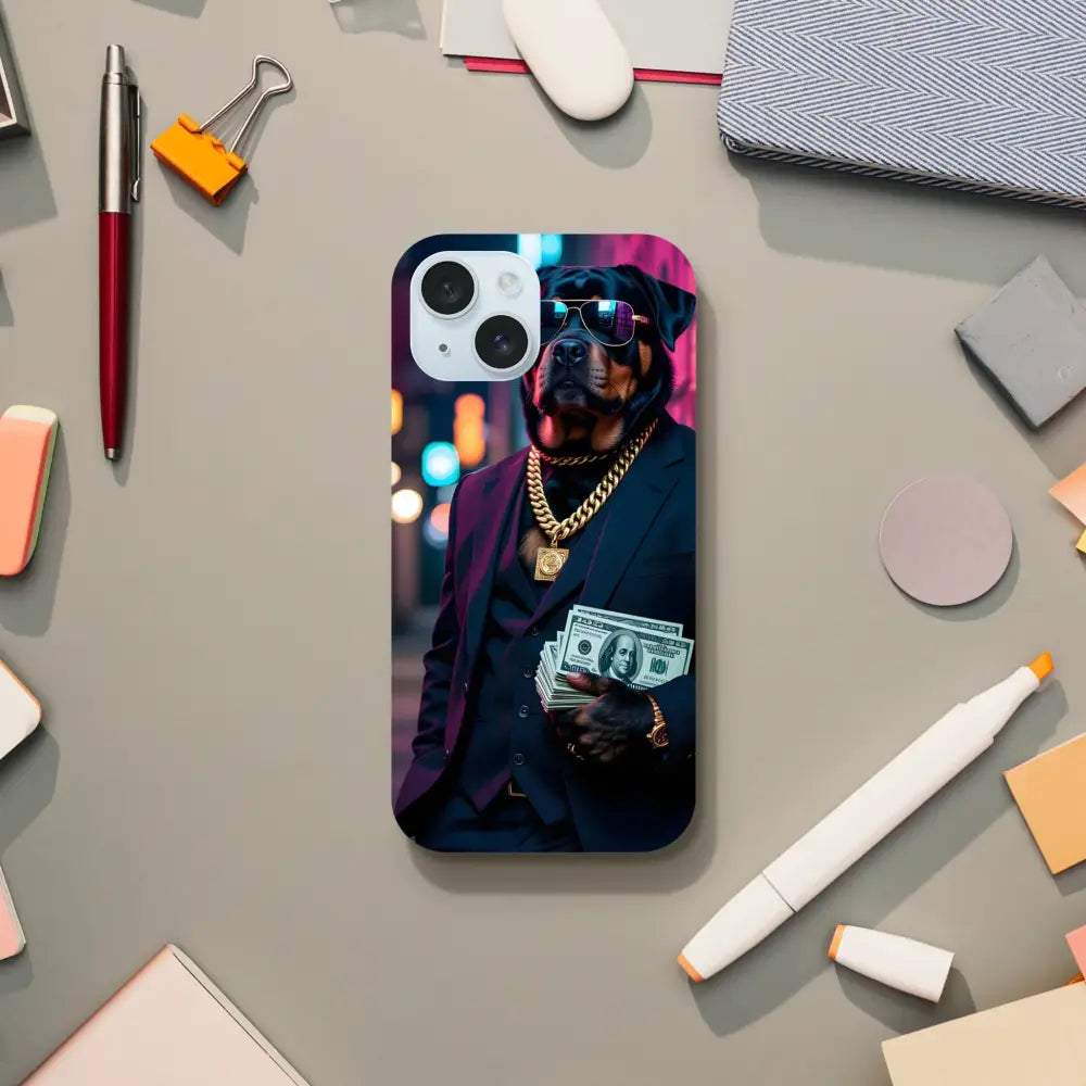 Rottweiler dog phone case for iPhone Slim Case Kingpin K9 PixiOnyx Street Style