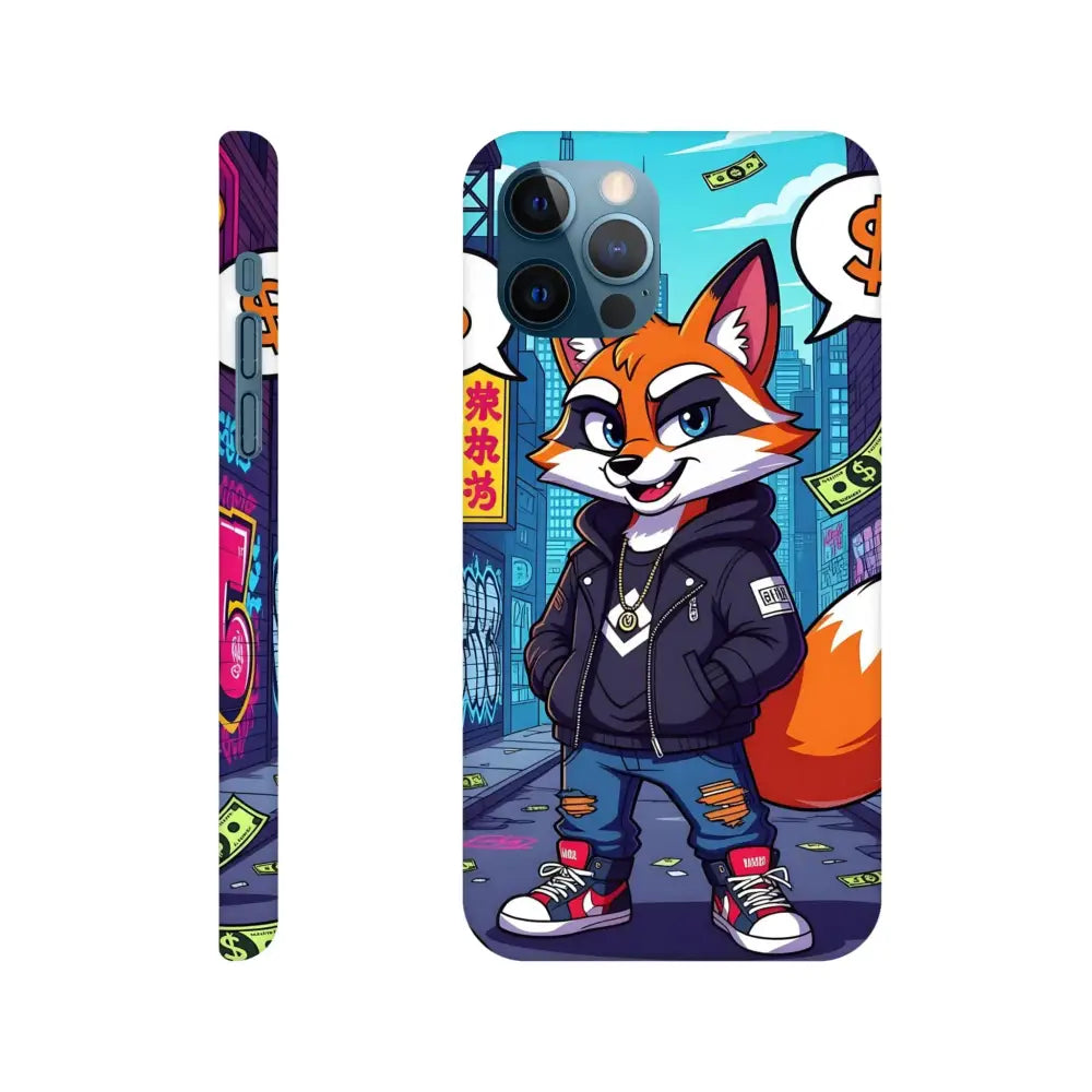 Cartoon fox phone case for iPhone Slim Case Street Hustle Fox PixiOnyx Urban Armor