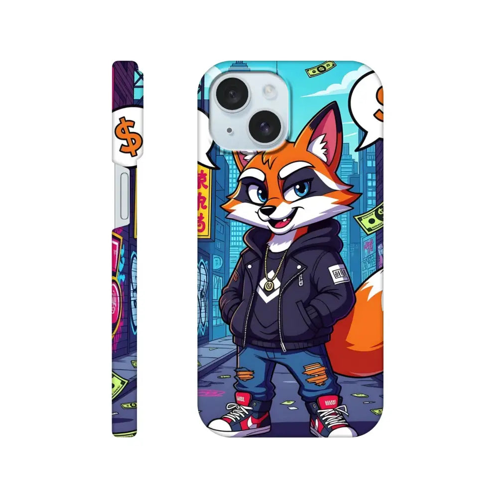 Cartoon fox phone case for iPhone Slim Case Street Hustle Fox PixiOnyx Urban Armor