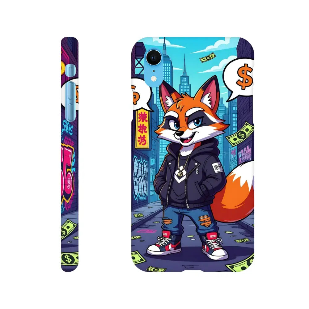 Cartoon fox phone case for iPhone Slim Case Street Hustle Fox PixiOnyx Urban Armor