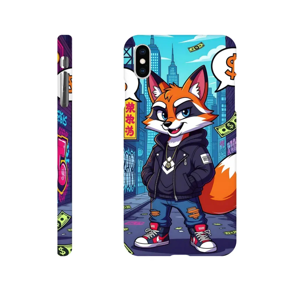 Cartoon fox phone case for iPhone Slim Case Street Hustle Fox PixiOnyx Urban Armor