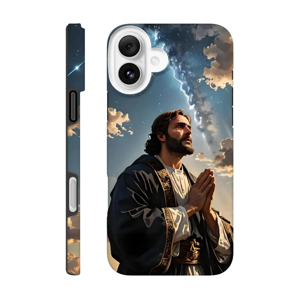 IPhone Tough Case Prayer to the Cosmos with Jesus praying design
