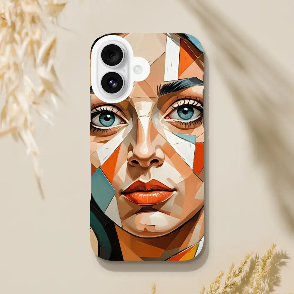 IPhone Tough Case with Geometric Face Design from PixiOnyx Artistic Armor