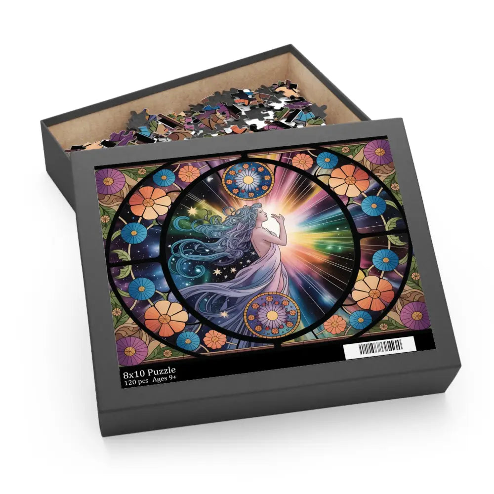 Puzzle in a box for Jigsaw Puzzle Celestial Bloom PixiOnyx Cosmic Puzzle Art