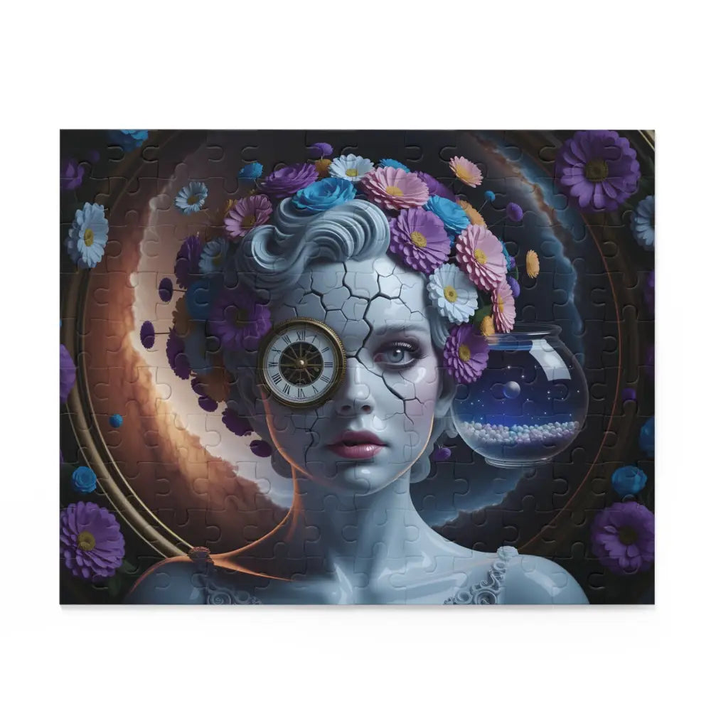 Artistic Jigsaw Puzzle Fractured Time from PixiOnyx Surreal Porcelain Aesthetic Puzzle