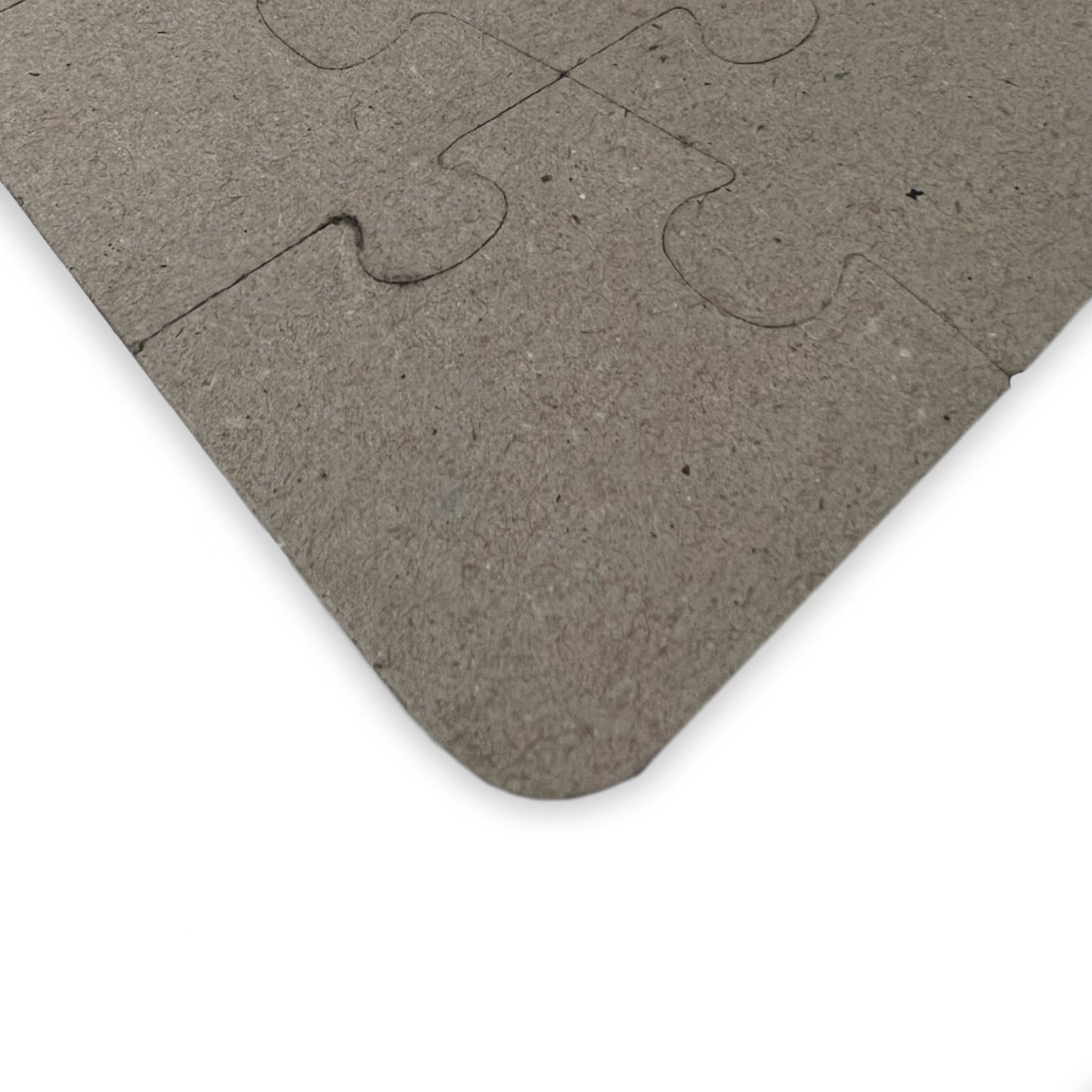 Gray cardboard jigsaw puzzle from PixiOnyx Early Learner Series featuring Cosmic Tree Friends
