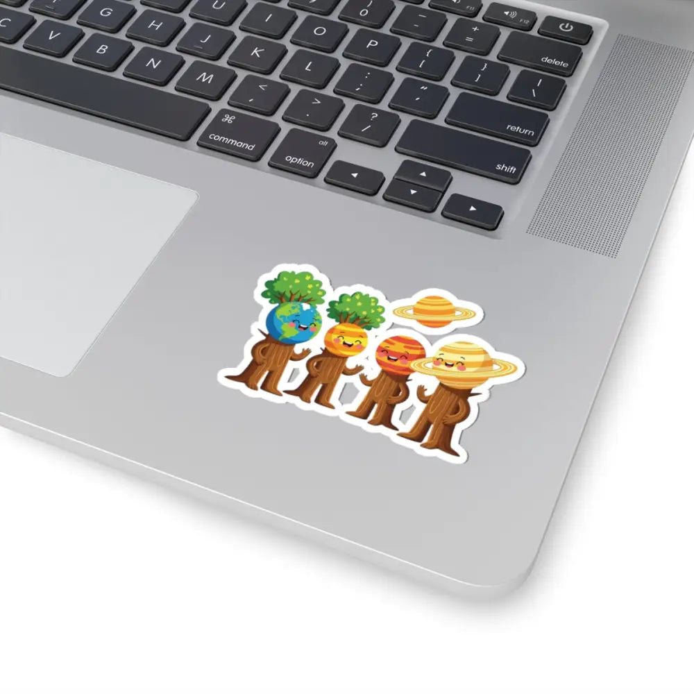 Planetary character sticker from the Cosmic Tree Friends series by PixiOnyx Planetfolk