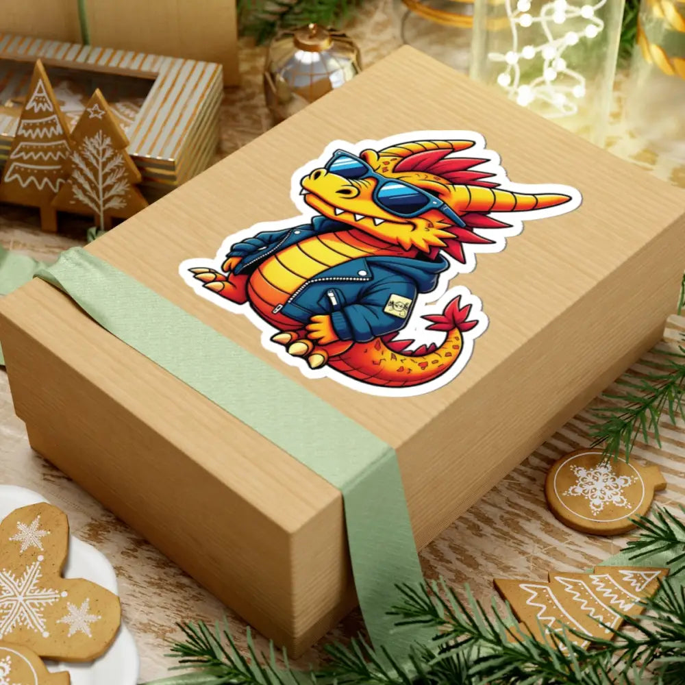 Gift box with Groove Dragon sticker from PixiOnyx Funkcore Familiar product