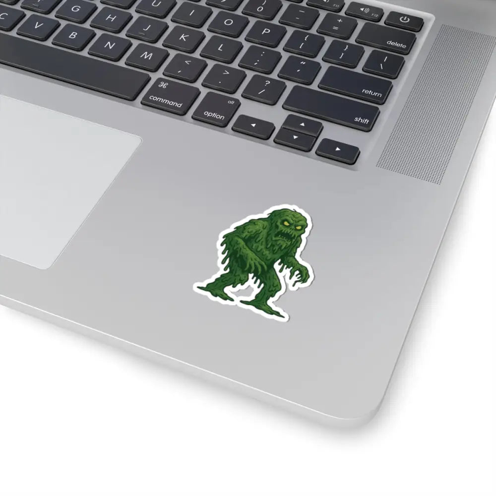 Green swamp monster sticker from Kiss-Cut Sticker Septic Steve Cameo by PixiOnyx Filthcore
