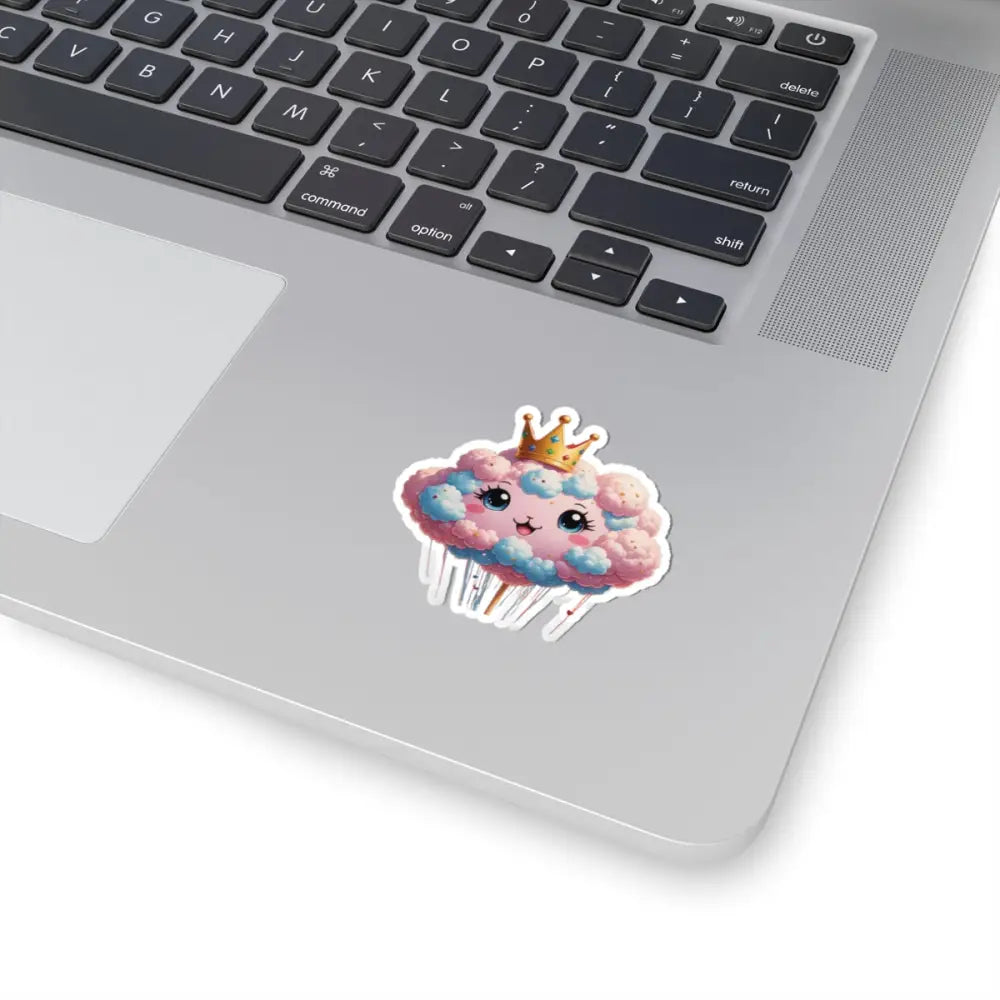 Cute cloud crown sticker from PixiOnyx Whimsy Royale Sky Majesty series