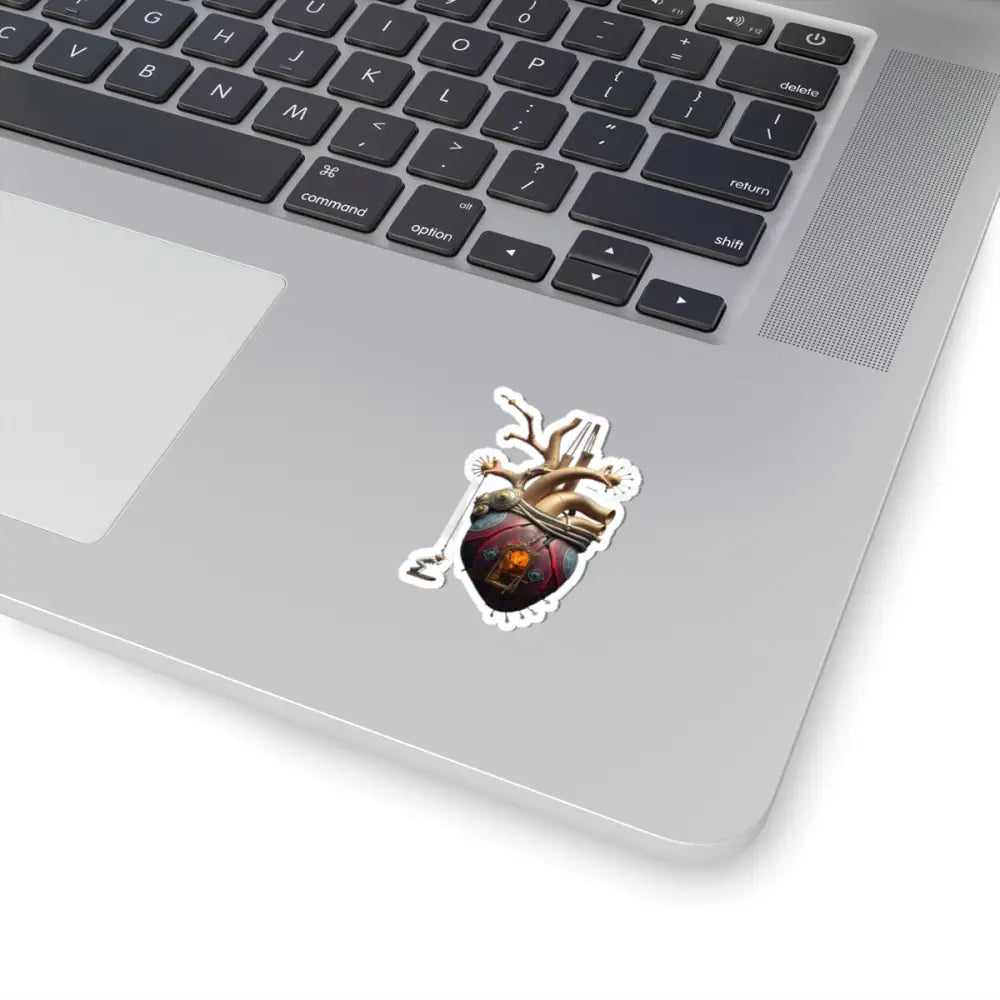 Steampunk anatomical heart sticker from PixiOnyx Clockwork Curiosities Series