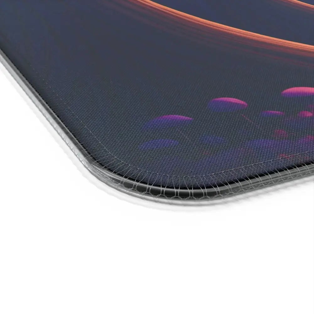 Dark stitched-edge LED Gaming Mouse Pad from Mushroom Valley Mindwalk by PixiOnyx