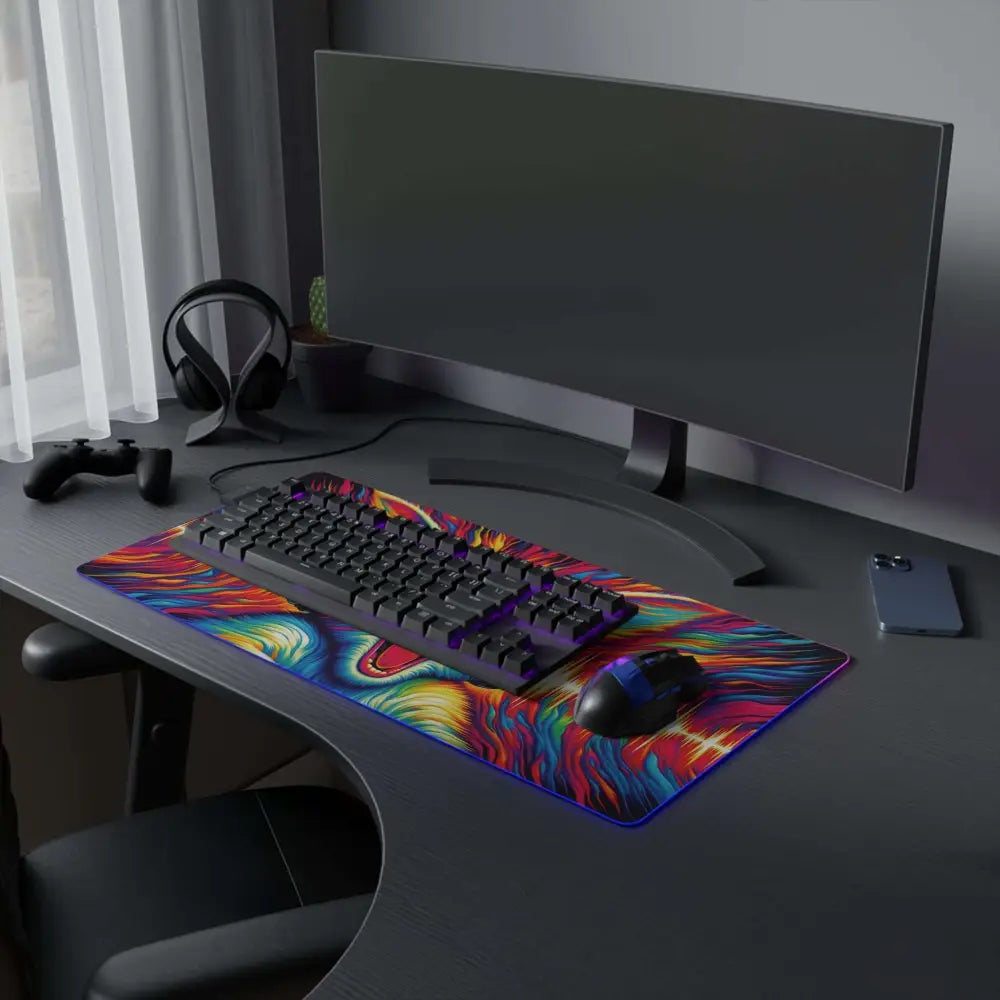 LED Gaming Mouse Pad Sonic Scream unleash pure noise gaming setup by Honson Ventures Limited