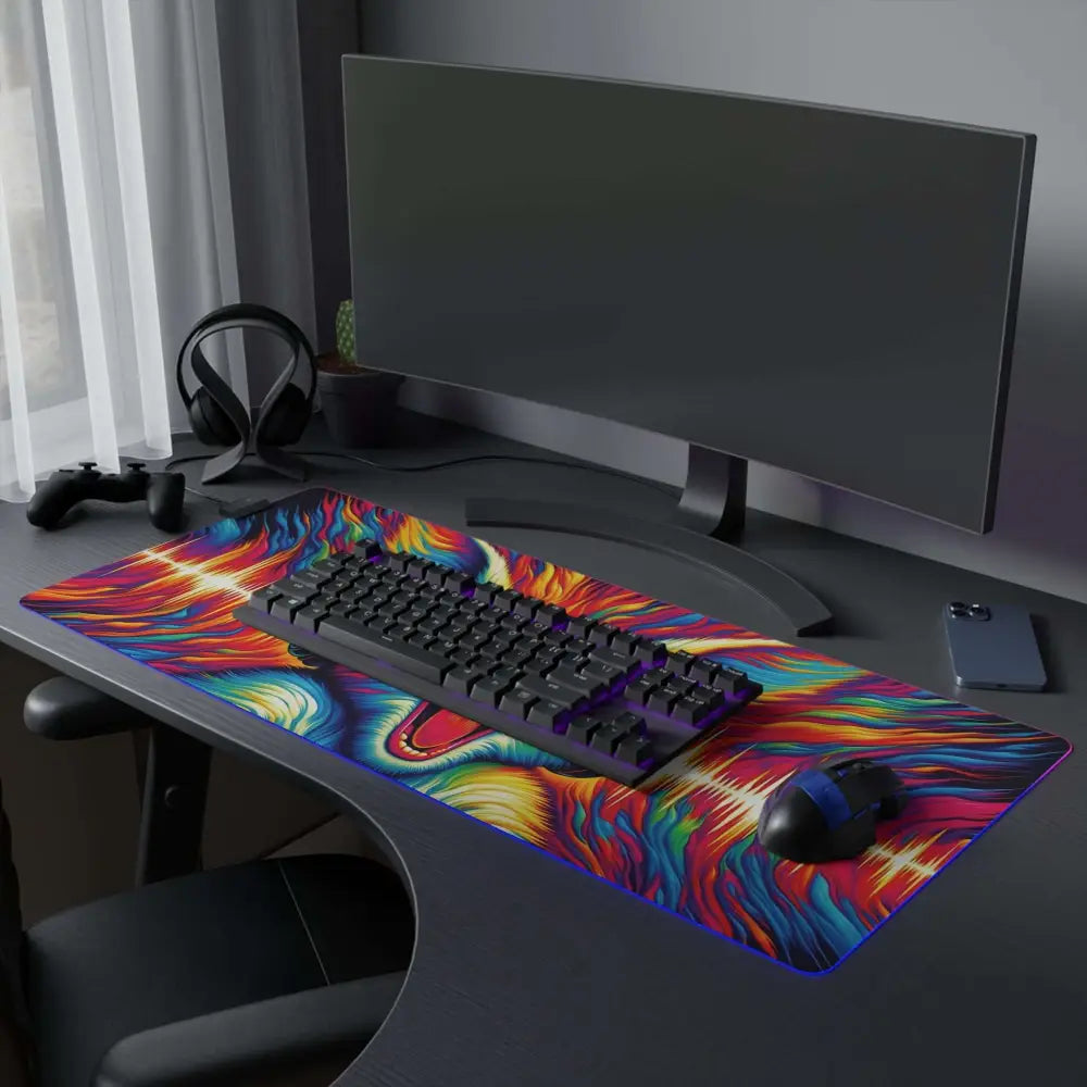 Colorful LED Gaming Mouse Pad Sonic Scream unleash pure noise PixiOnyx Chaoscore Series