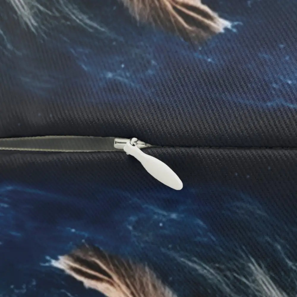 Zippered pillowcase for Lumbar Pillow Nebula Howl PixiOnyx Cosmic Cushion
