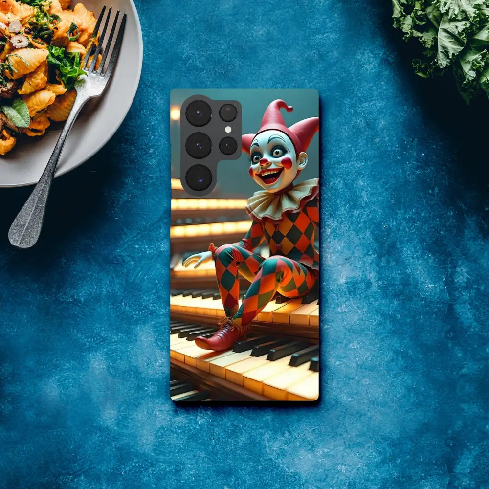 Clown-themed Smartphone Case for Samsung Marionette Puppet Design PixiOnyx Slim Shell