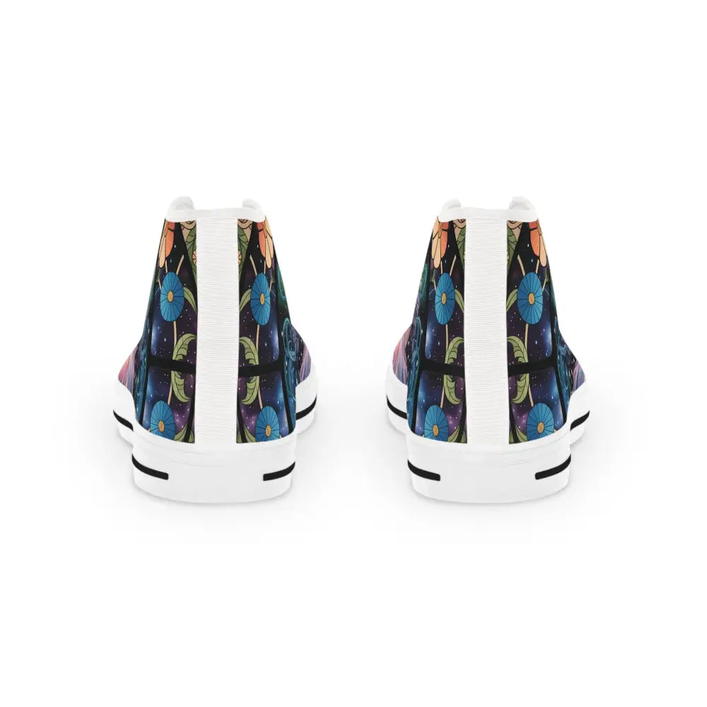 Floral patterned high-top sneakers from PixiOnyx Celestial Bloom collection