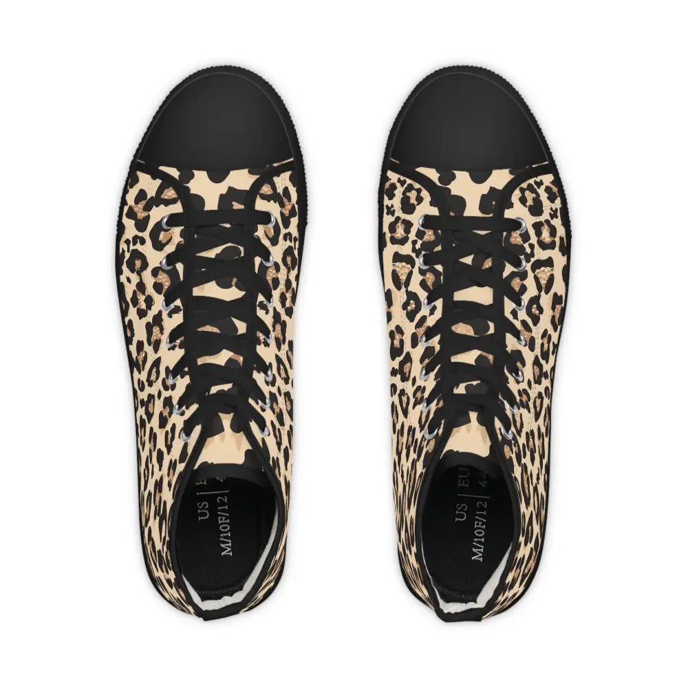 Leopard print high-top sneakers from PixiOnyx Wild Mirage collection