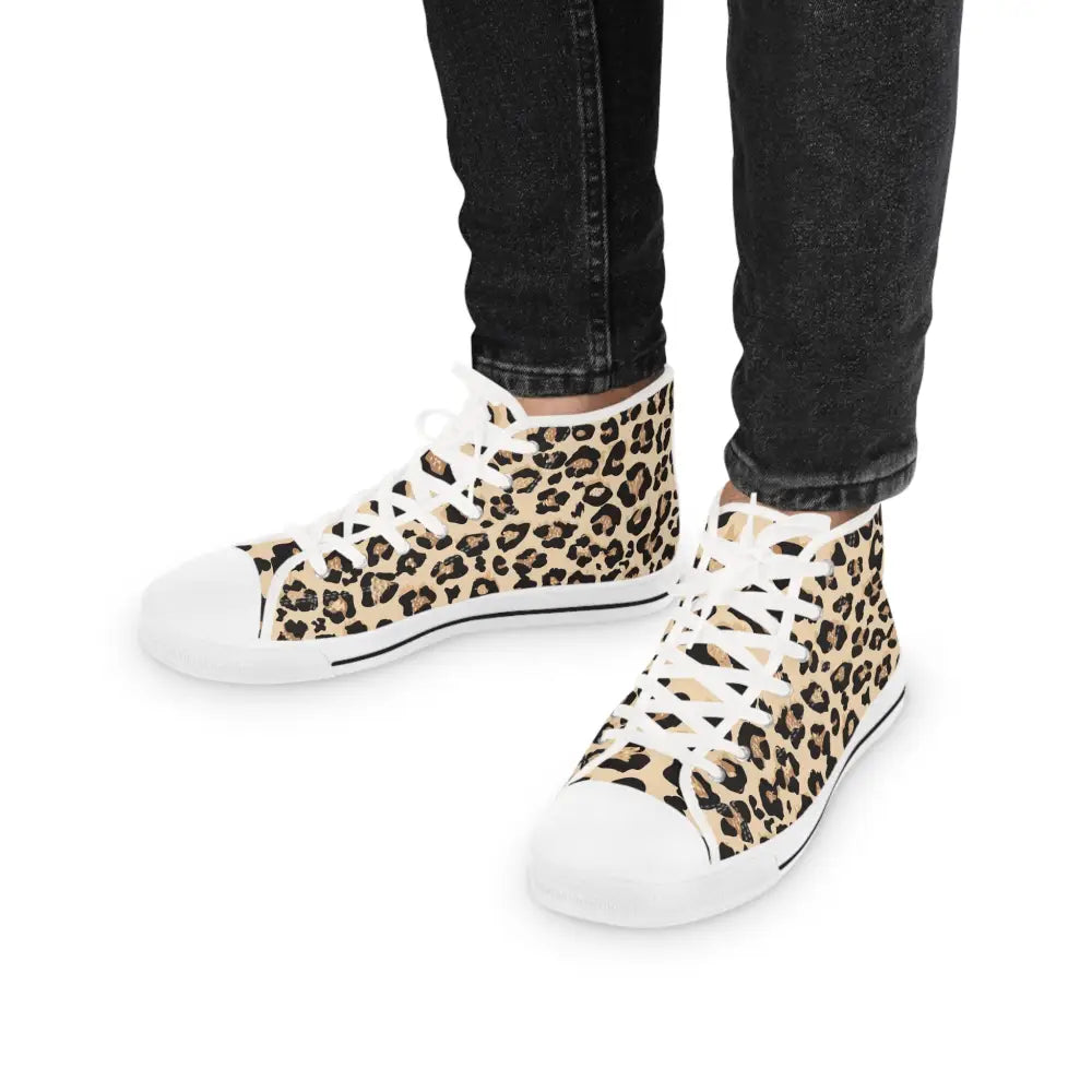 Leopard print high-top sneakers from PixiOnyx Wild Mirage collection