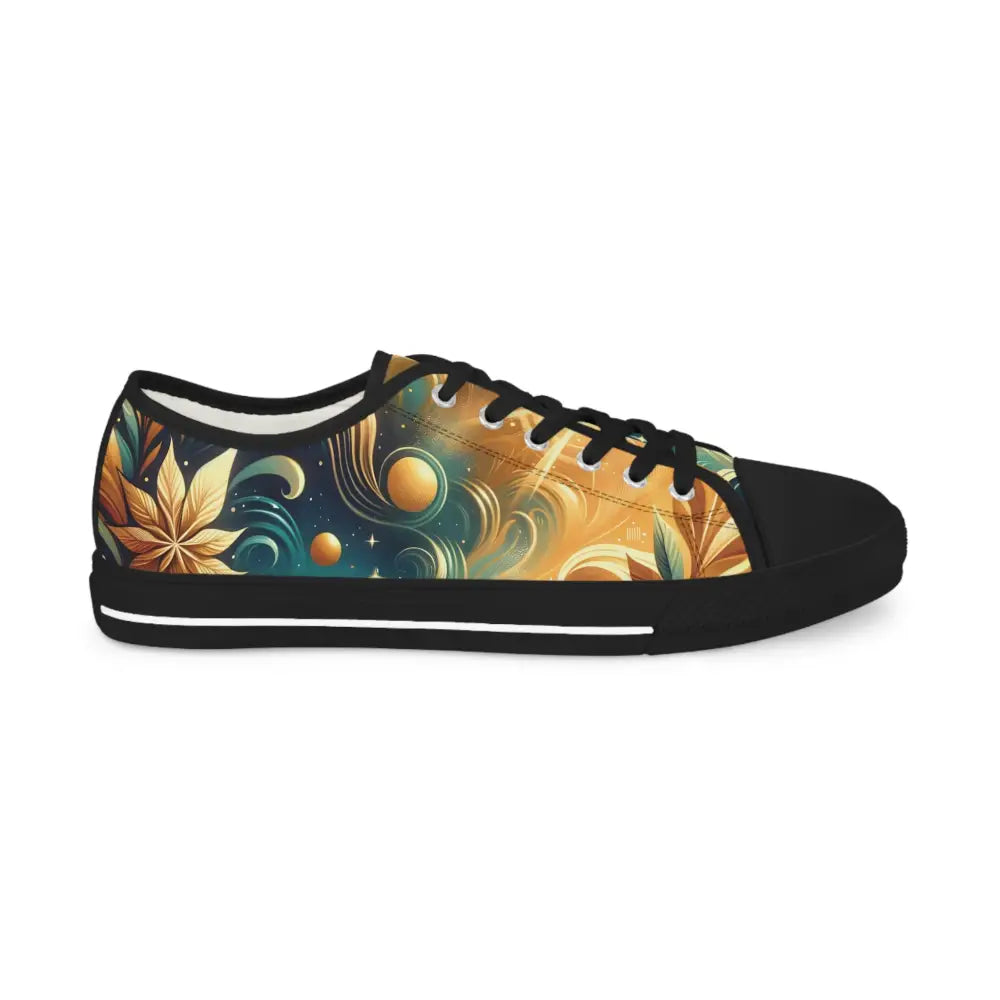 Patterned low-top sneaker from Men’s Low Top Sneakers Nebula Bloom Cascade by PixiOnyx