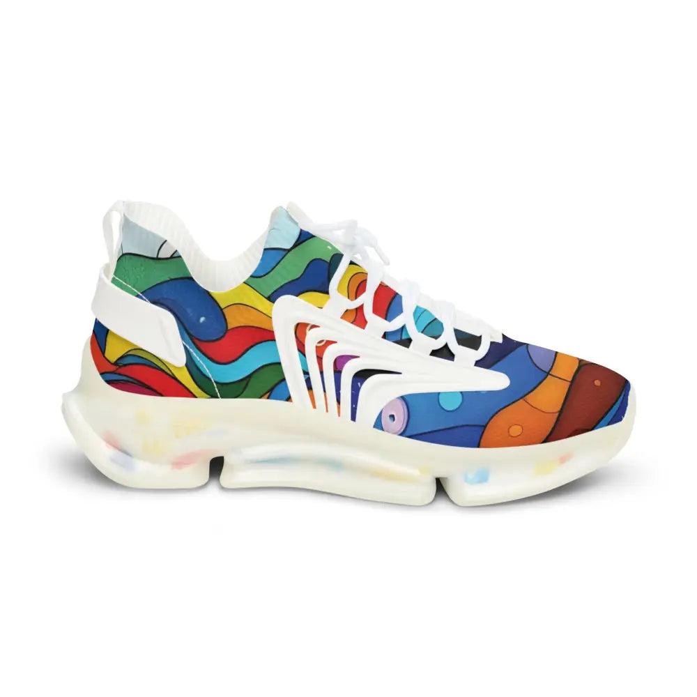 Colorful patterned sneaker from PixiOnyx Kinetic Pulsewear Men’s Mesh Sneakers