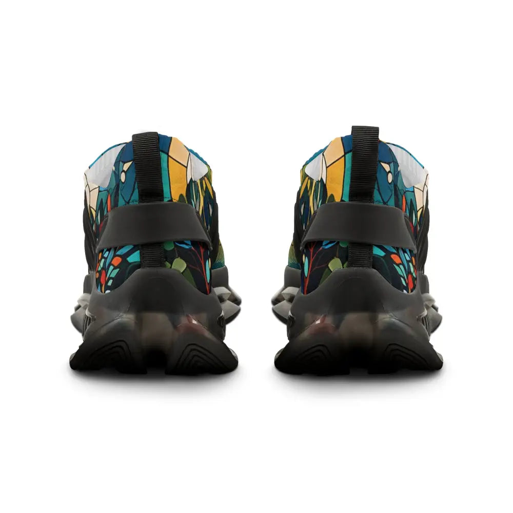 Colorful athletic mesh sneakers for men from PixiOnyx Chromatic Streetwear