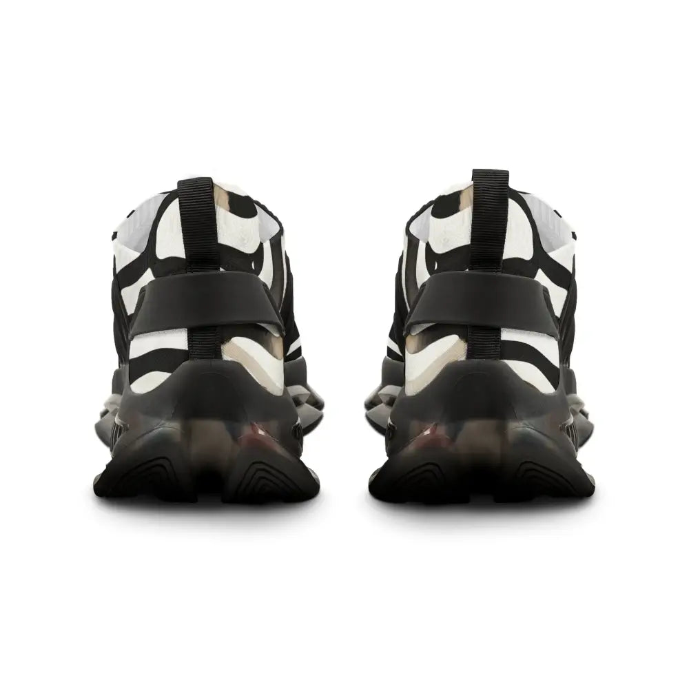 Black and white patterned sneakers from Men’s Sneakers Nightstripe Pulse series