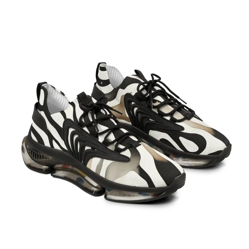 Men’s Sneakers Nightstripe Pulse with Zebra-Striped Athletic Shoes Design