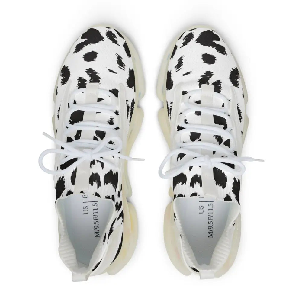 White leopard print athletic shoes from Men’s Sneakers PixiOnyx Streetstride Edition
