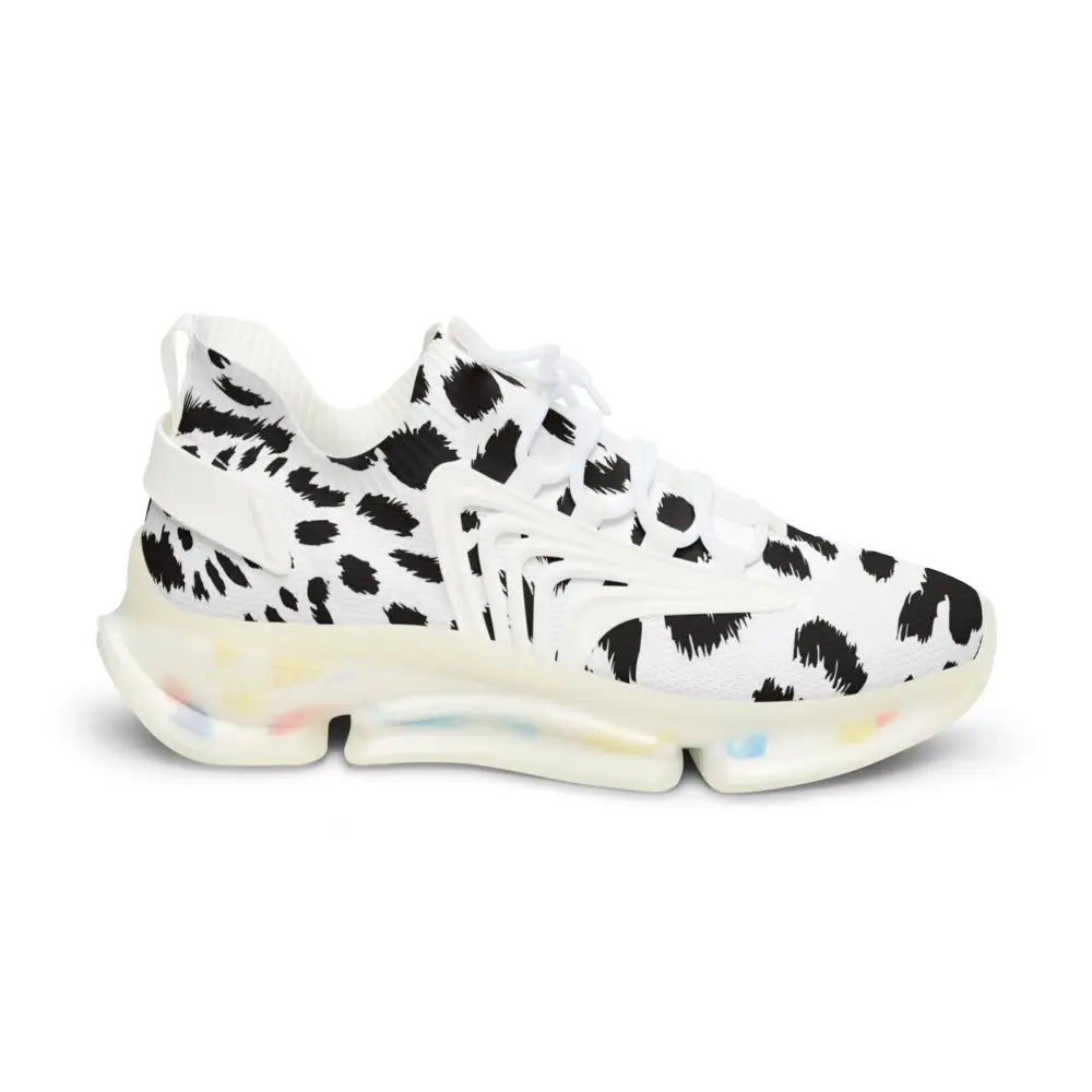 White and black spotted sneaker from Men’s Sneakers White Leopard Dash PixiOnyx Streetstride Edition