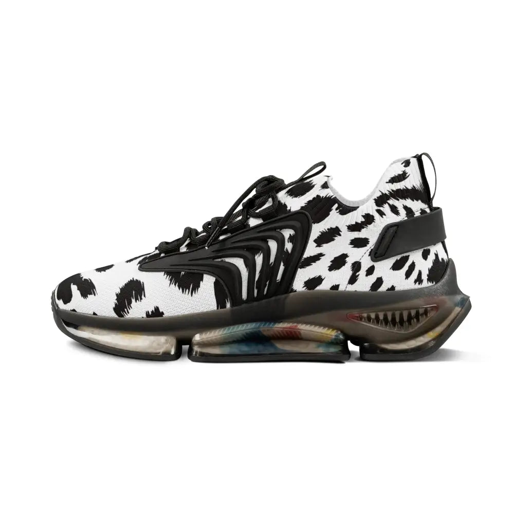 Animal-print athletic shoe from Men’s Sneakers White Leopard Dash PixiOnyx Streetstride Edition