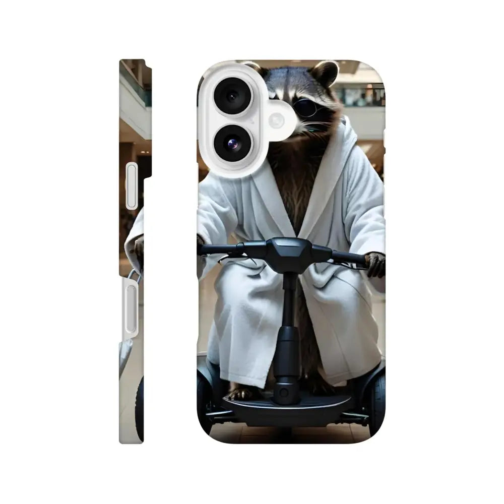 Phone case with raccoon on scooter for Mobility Mogul iPhone Slim Case PixiOnyx