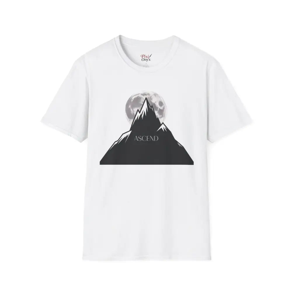 Mountain Inspired Unisex T Shirt | Ascend Adventure Tee Outdoor Apparel Gift for Hikers Travel ASCIEND Graphic Design