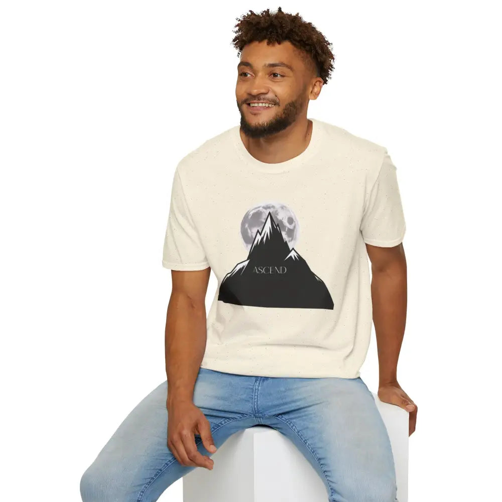 Mountain Inspired Unisex T Shirt | Ascend Adventure Tee Outdoor Apparel Gift for Hikers Travel ASCIEND Graphic Design