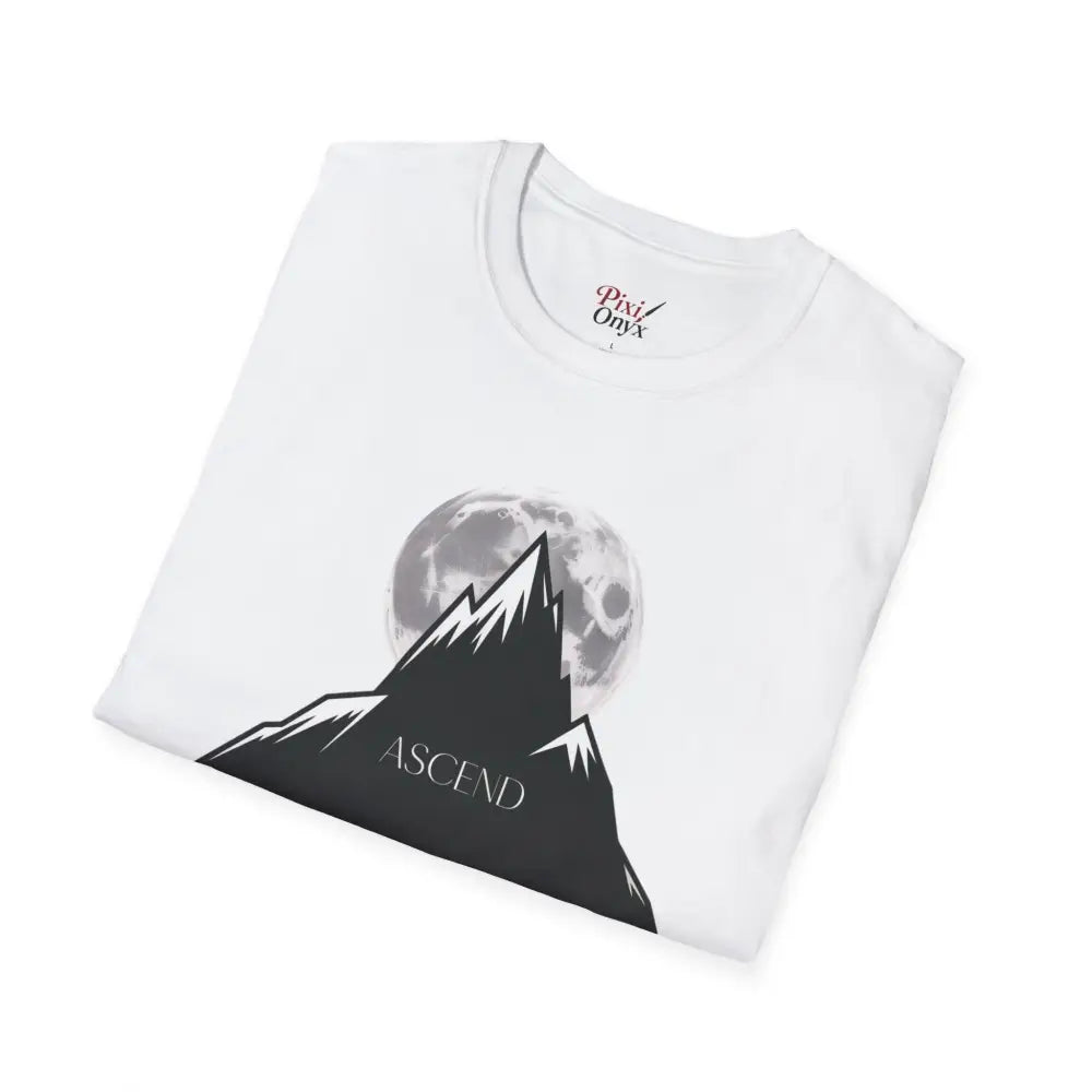 Mountain Inspired Unisex T Shirt | Ascend Adventure Tee Outdoor Apparel Gift for Hikers Travel ASCIEND Graphic Design