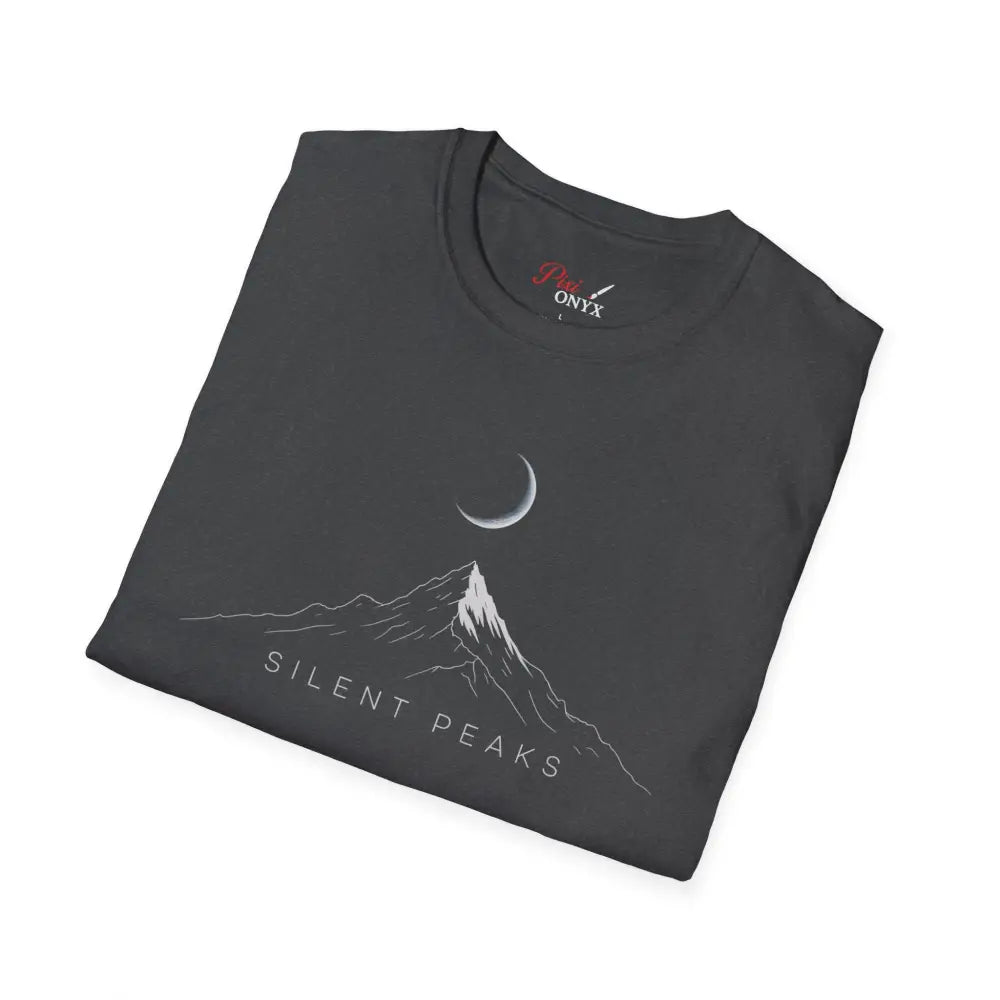 Mountain Themed Unisex T Shirt Cozy Graphic Tee Silent Peaks Outdoor Lover Gift Camping Apparel Nature Inspired Top