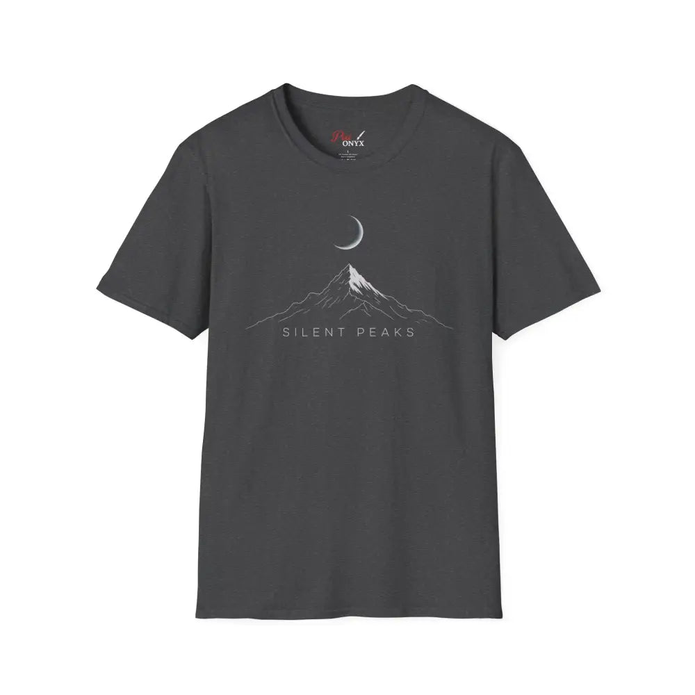 Mountain Themed Unisex T Shirt Cozy Graphic Tee Silent Peaks Outdoor Lover Gift Camping Apparel Nature Inspired Top