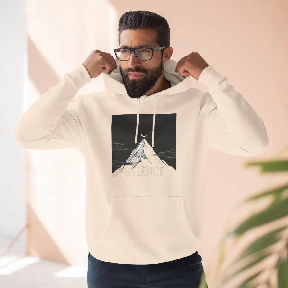 Mountain Vibes Fleece Unisex Hoodie Cozy Outdoor Apparel