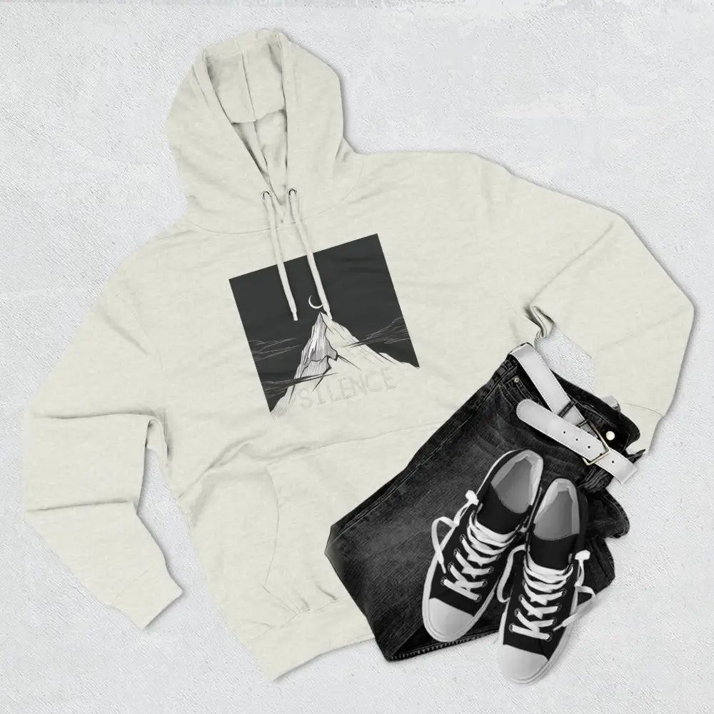 Mountain Vibes Fleece Unisex Hoodie Cozy Outdoor Apparel